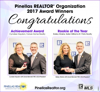 Congratulations, Pinellas Realtor Organization (trade)