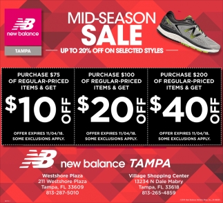 new balance mid season sale