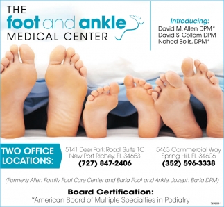 foot and ankle clinic near me